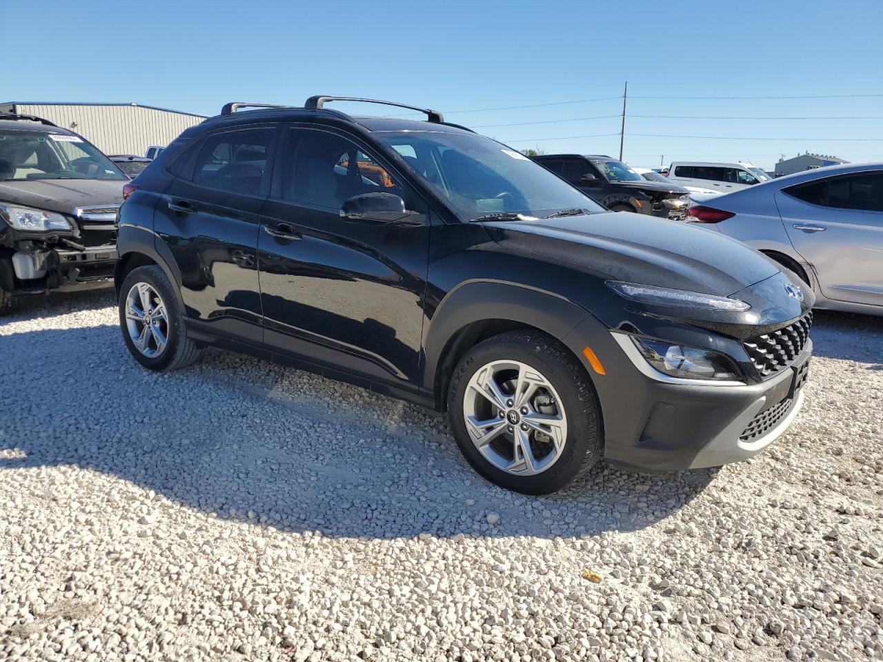 2022 Hyundai Kona VIN KM8K32AB7NU771207 Copart auction photo, all over damage thumbnail 4