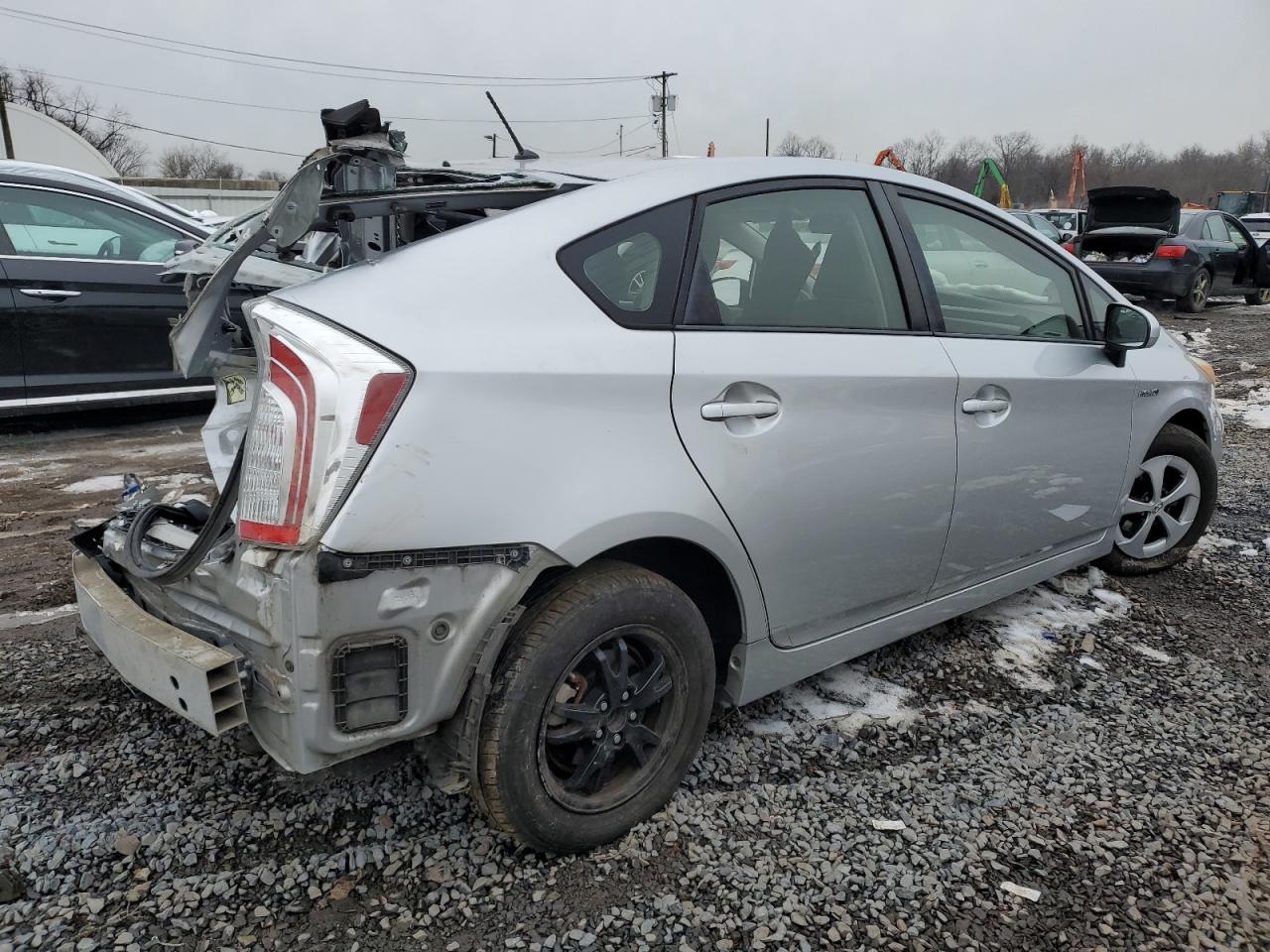 2012 Toyota Prius VIN JTDKN3DU6C5415159 Copart auction photo, rear end / front end damage thumbnail 3