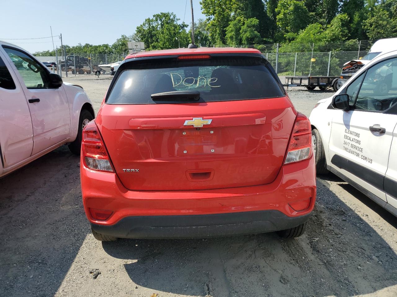 2020 Chevrolet Trax VIN KL7CJKSB3LB329107 Copart auction photo, rollover damage thumbnail 6