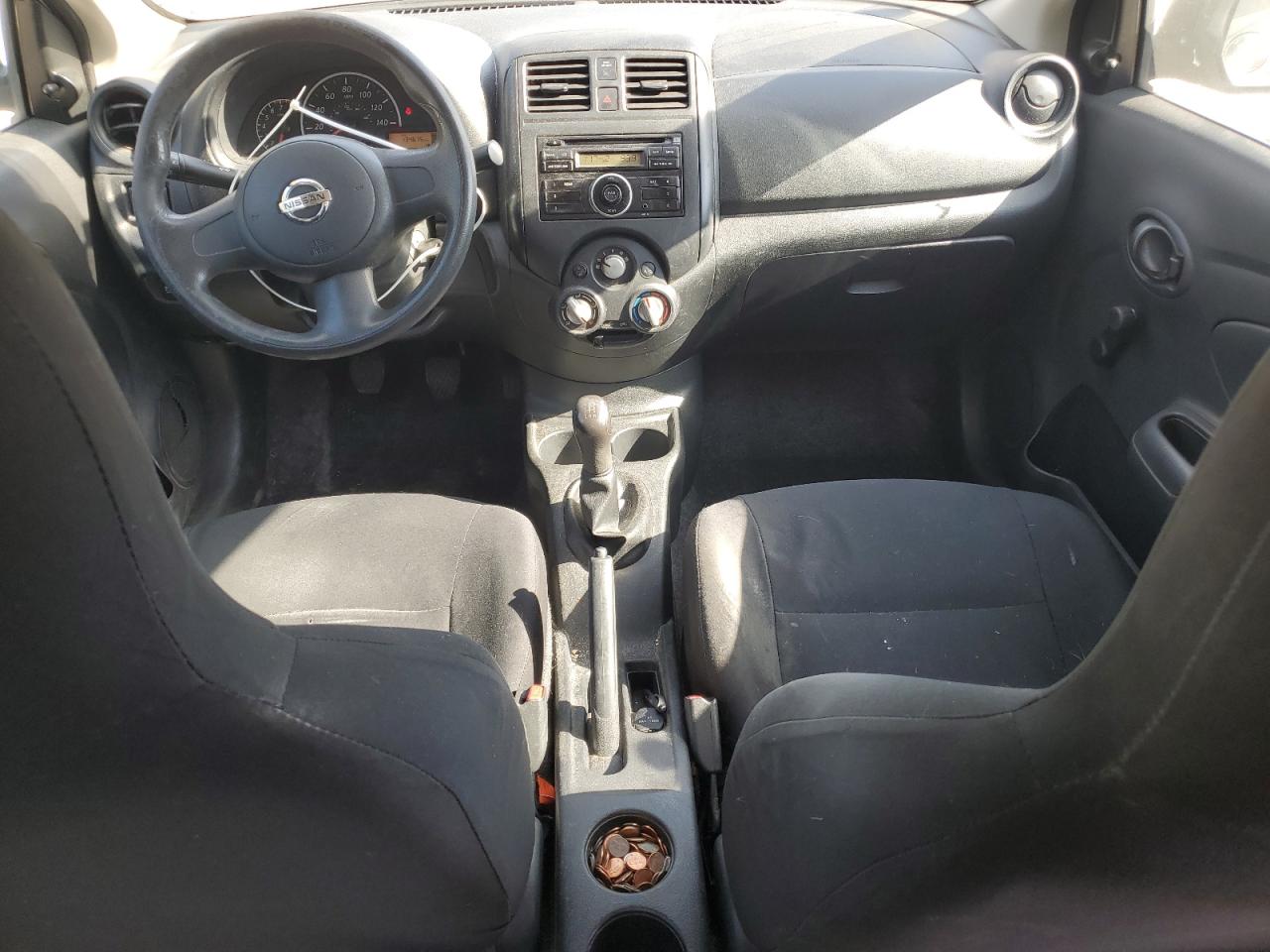 2014 Nissan Versa VIN 3N1CN7AP4EL839794 Copart auction photo, mechanical / rear end damage thumbnail 8