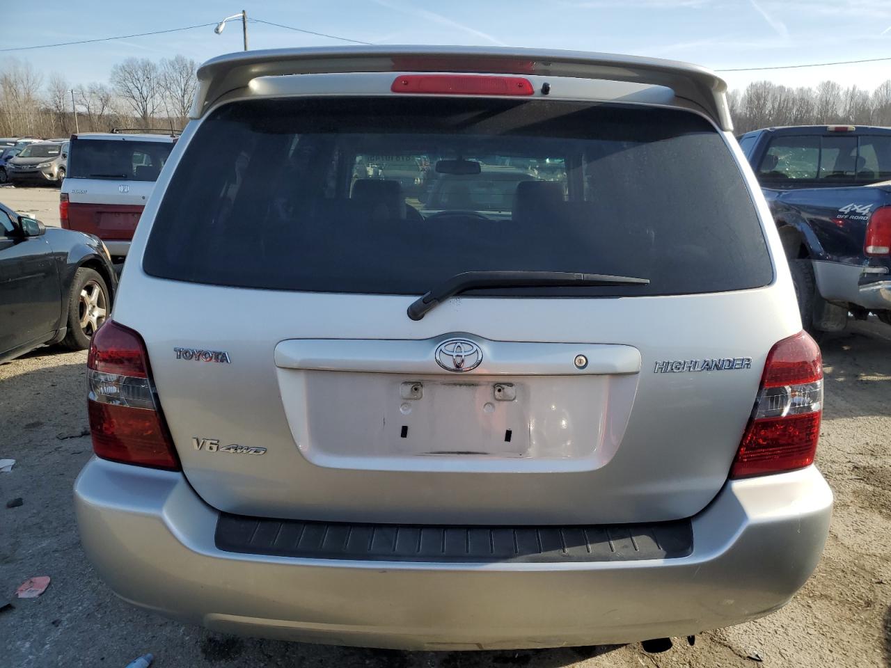 2007 Toyota Highlander VIN JTEEP21A670230362 Copart auction photo, front end damage thumbnail 6