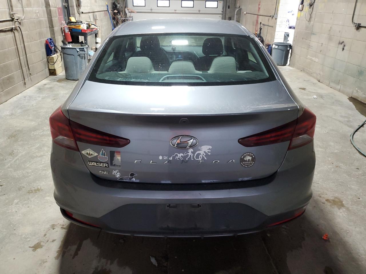 2019 Hyundai Elantra VIN 5NPD74LF6KH464081 Copart auction photo, vandalism / side damage thumbnail 6