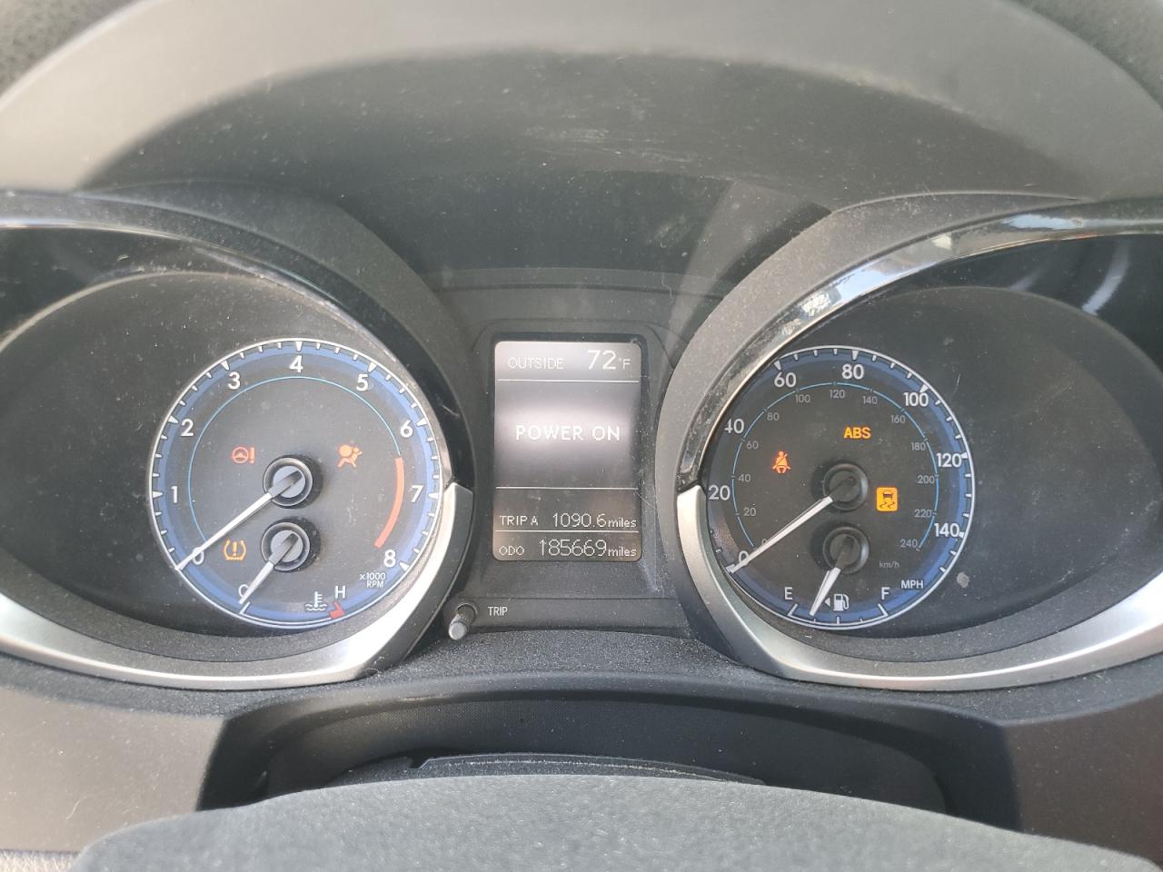 2016 Toyota Corolla VIN 2T1BURHE9GC600386 Copart auction photo, all over damage thumbnail 9