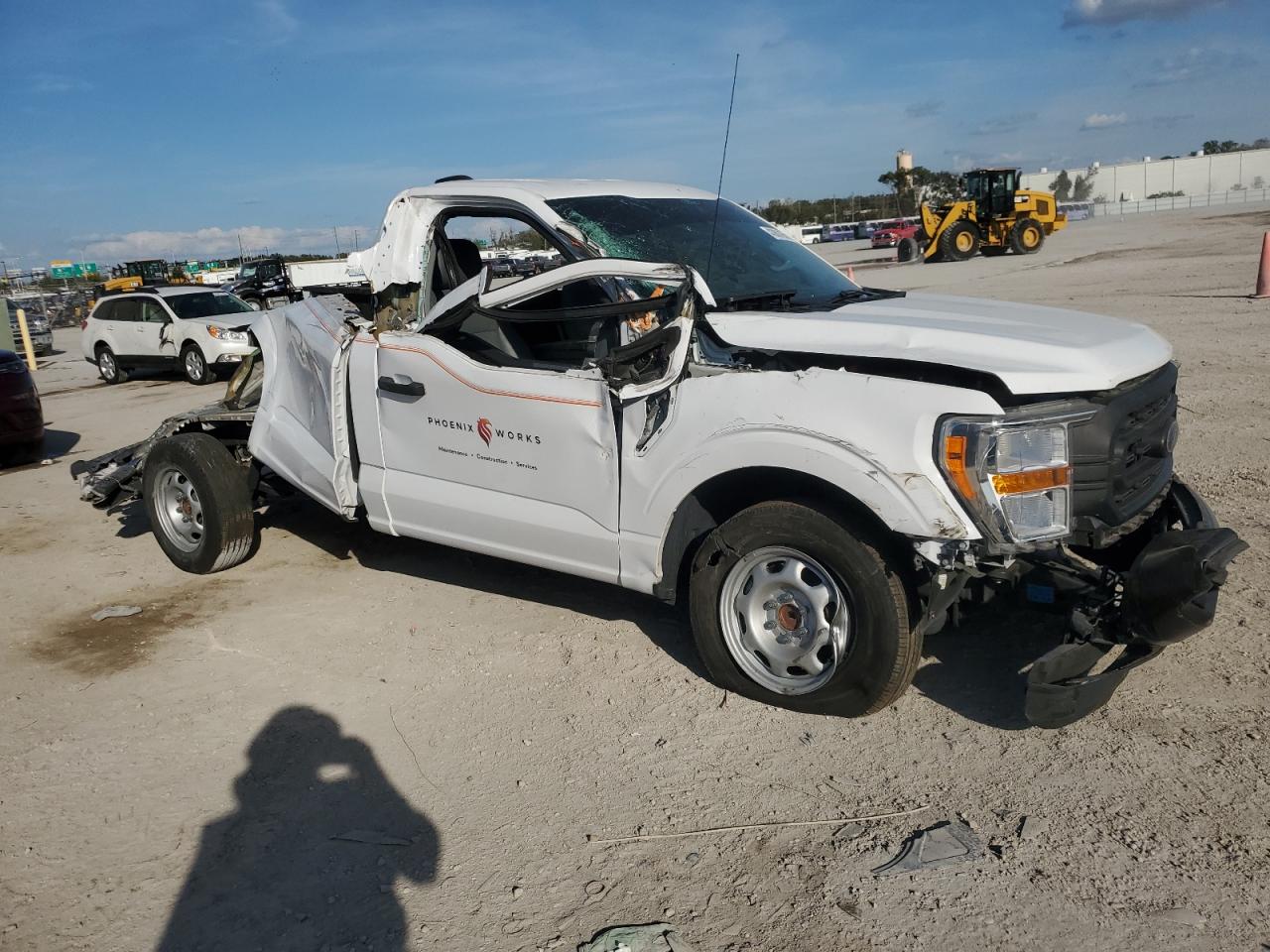 2021 Ford F-150 VIN 1FTMF1CB5MKD86914 Copart auction photo, all over damage thumbnail 4