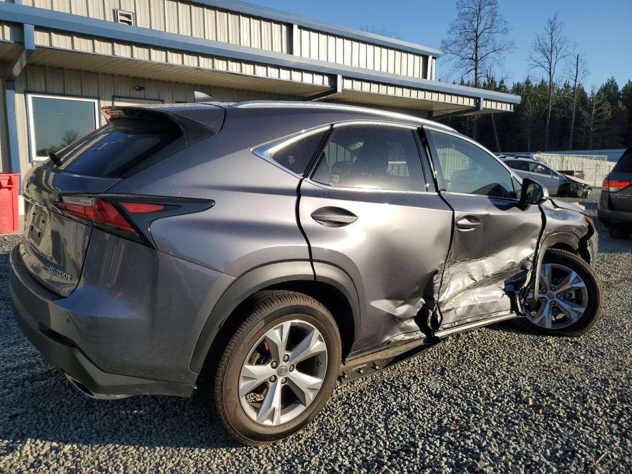 2017 Lexus NX VIN JTJYARBZ4H2079119 Copart auction photo, all over damage thumbnail 3