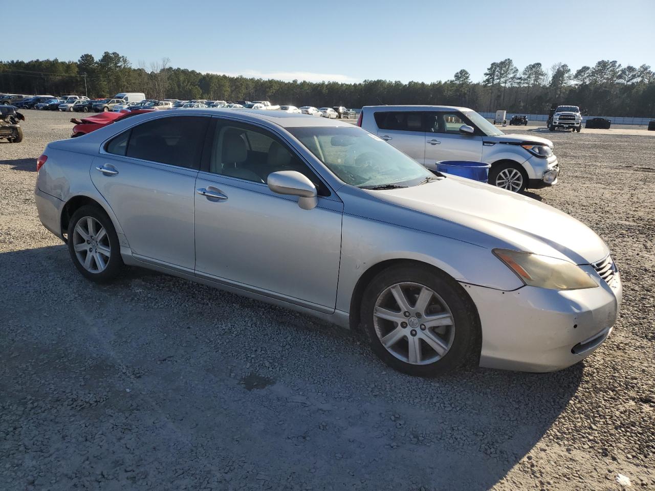 2008 Lexus ES VIN JTHBJ46G682174297 Copart auction photo, front end / rear end damage thumbnail 4