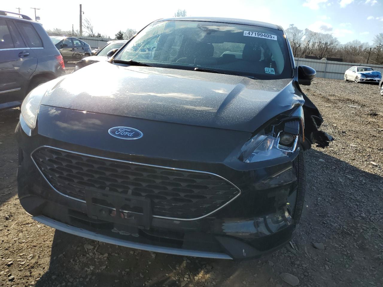2020 Ford Escape VIN 1FMCU9G62LUB09939 Copart auction photo, side / front end damage thumbnail 5