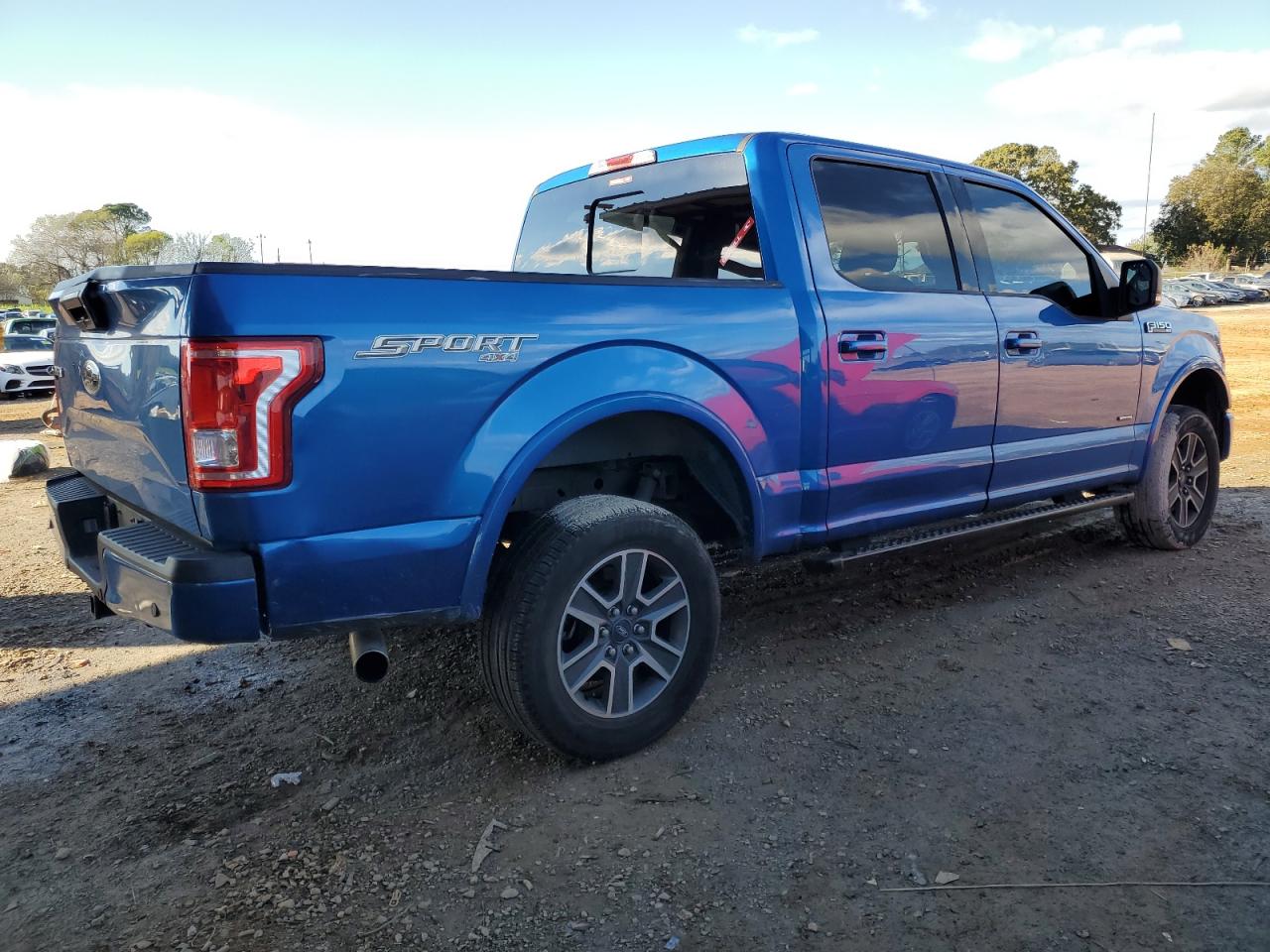 2016 Ford F-150 VIN 1FTEW1EG3GKE04506 Copart auction photo, side / front end damage thumbnail 3