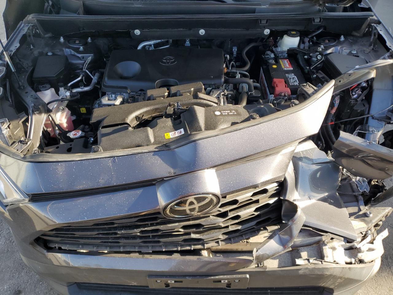 2021 Toyota RAV 4 VIN 2T3W1RFV6MW127657 Copart auction photo, front end damage thumbnail 12