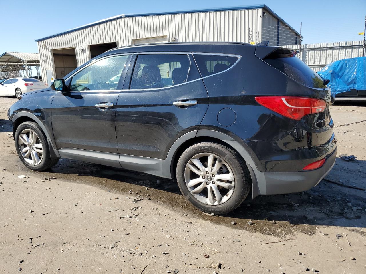 2013 Hyundai Santa Fe VIN 5XYZU3LA4DG017417 Copart auction photo, front end damage thumbnail 2