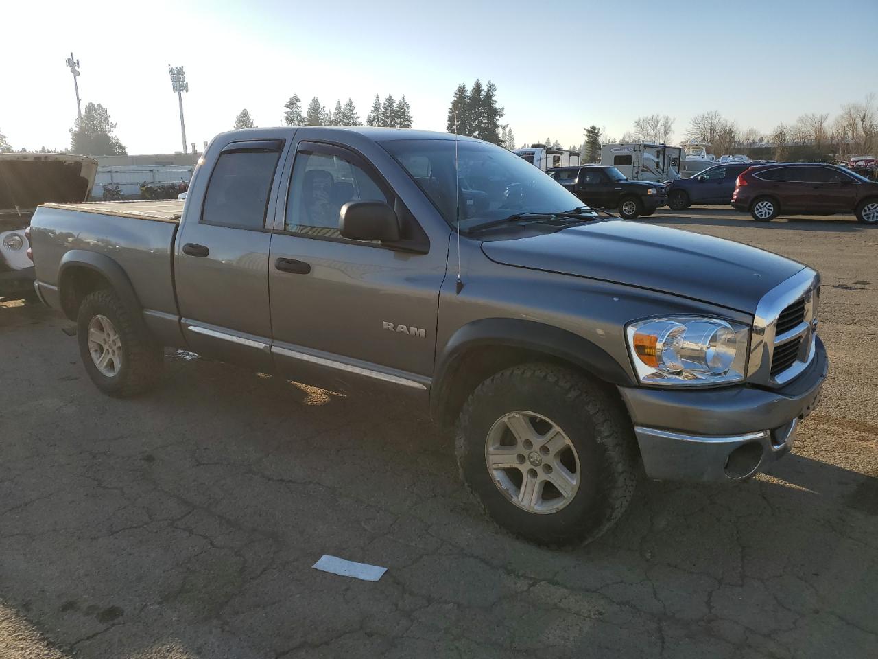 2008 Dodge RAM VIN 1D7HU18N98J195640 Copart auction photo, front end damage thumbnail 4