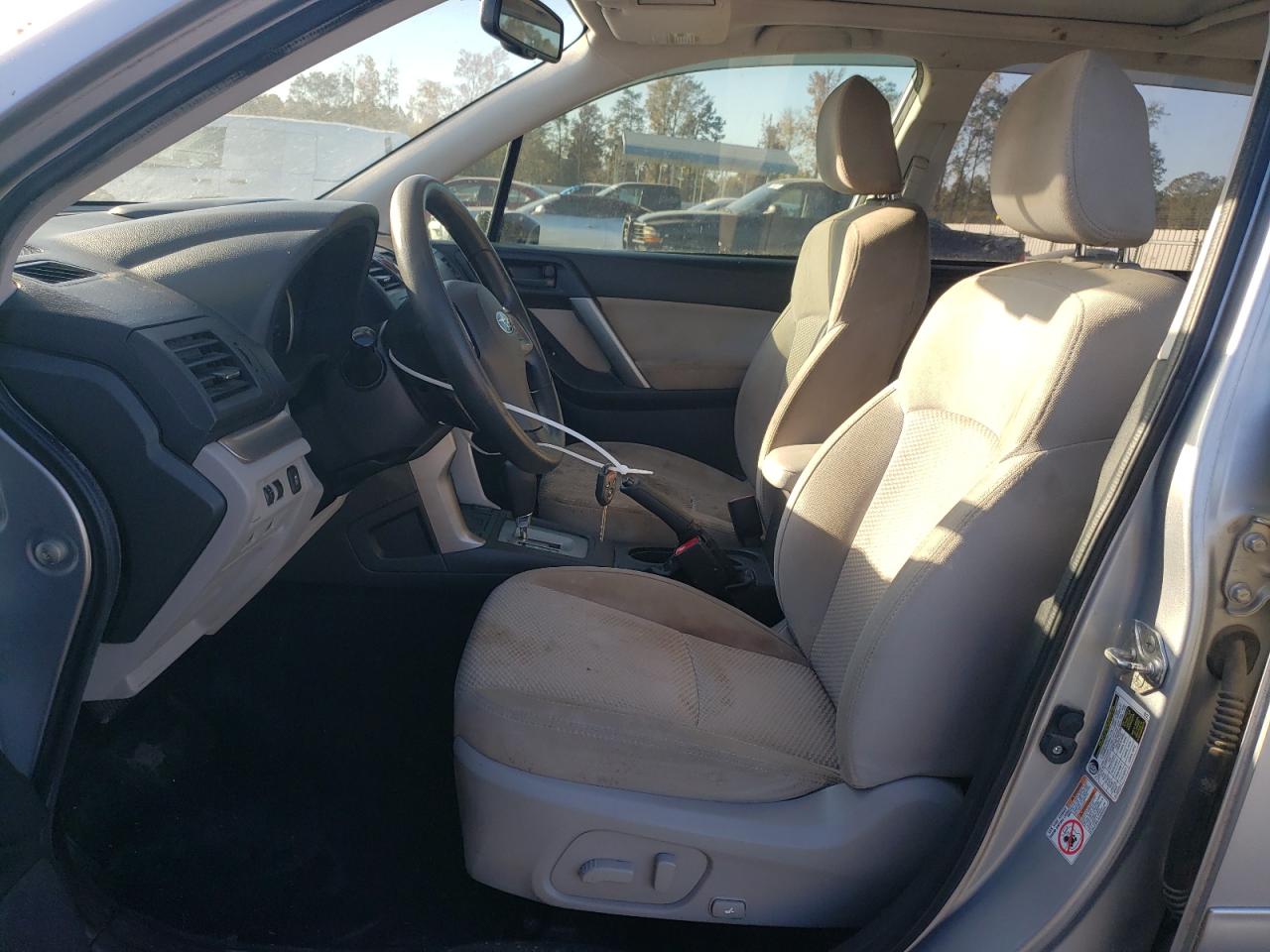 2014 Subaru Forester VIN JF2SJAEC6EH445271 Copart auction photo, top/roof damage thumbnail 7