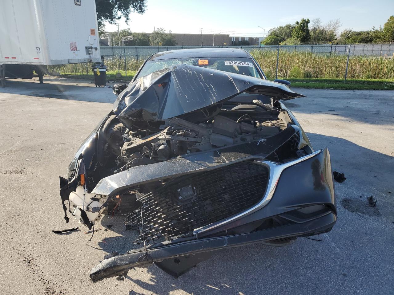 2019 Mazda 3 VIN 3MZBPAEMXKM103736 Copart auction photo, all over damage thumbnail 5