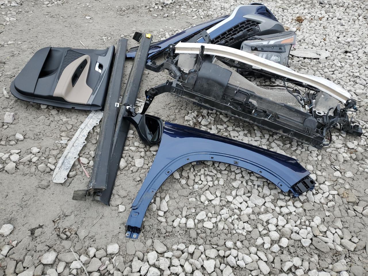 2023 Hyundai Santa Fe VIN 5NMS14AJ2PH488074 Copart auction photo, front end / side damage thumbnail 12