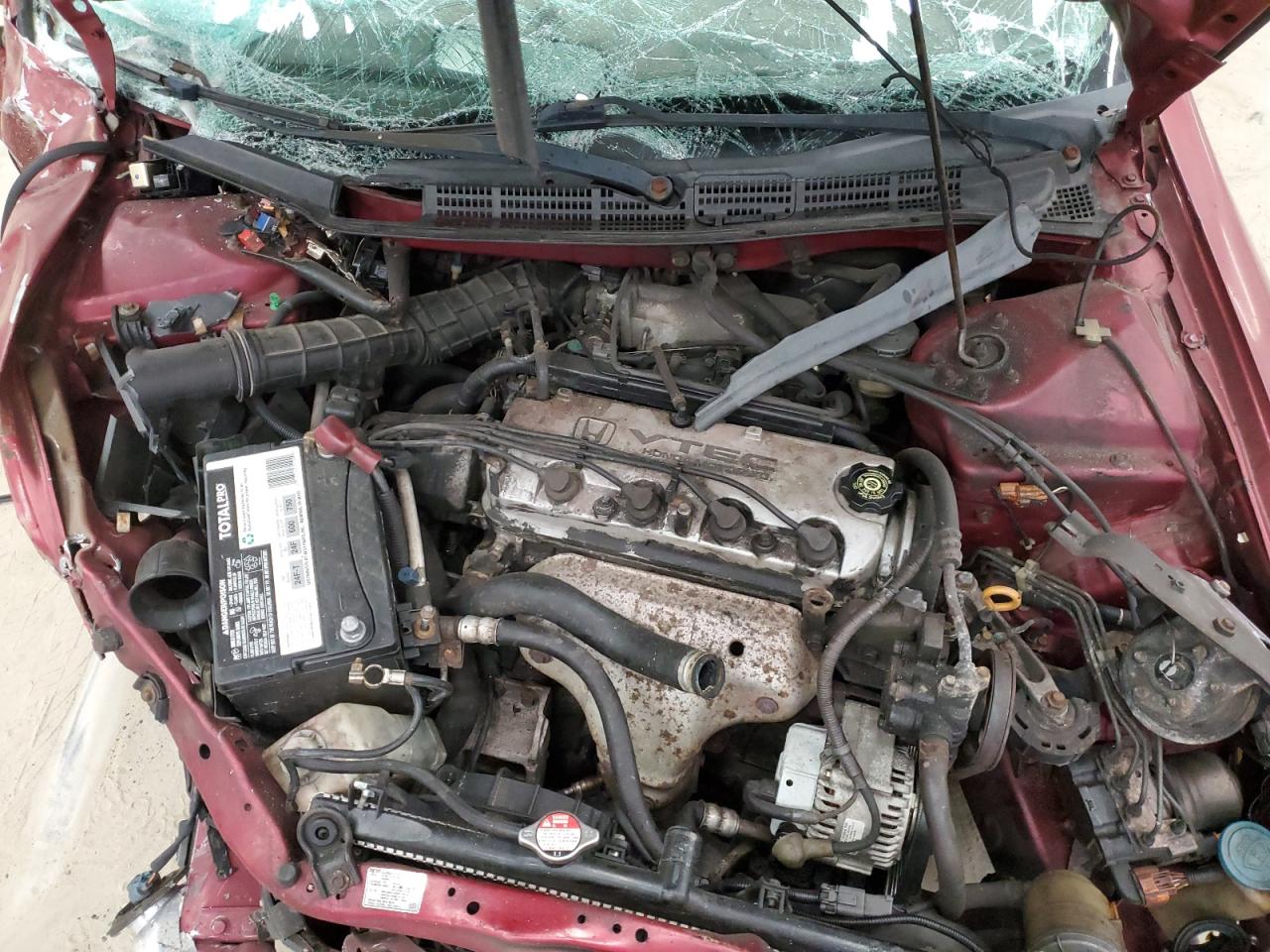2002 Honda Accord VIN 1HGCG56652A030112 Copart auction photo, all over damage thumbnail 12
