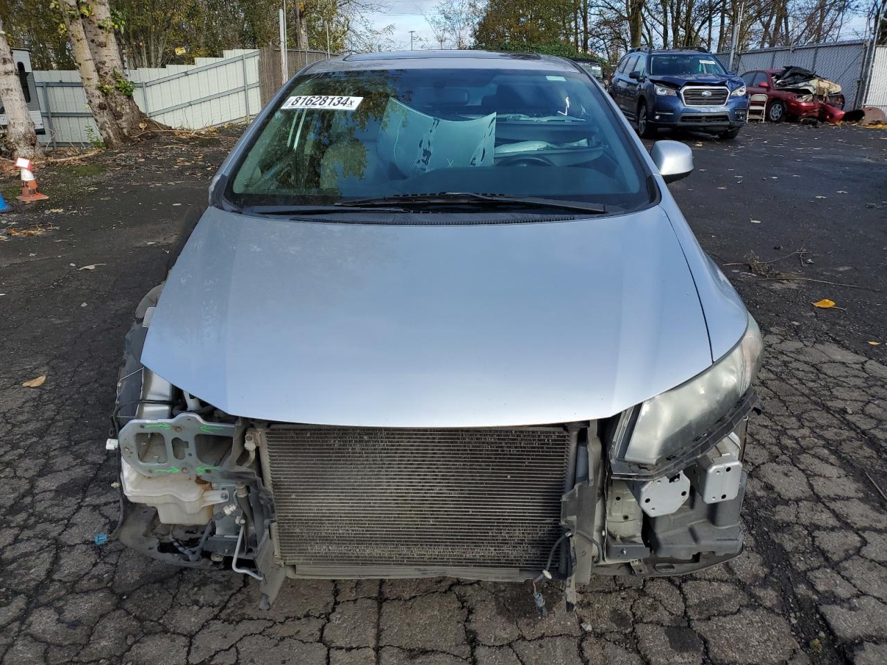 2013 Honda Civic VIN 19XFB2F89DE232817 Copart auction photo, front end / rear end damage thumbnail 5