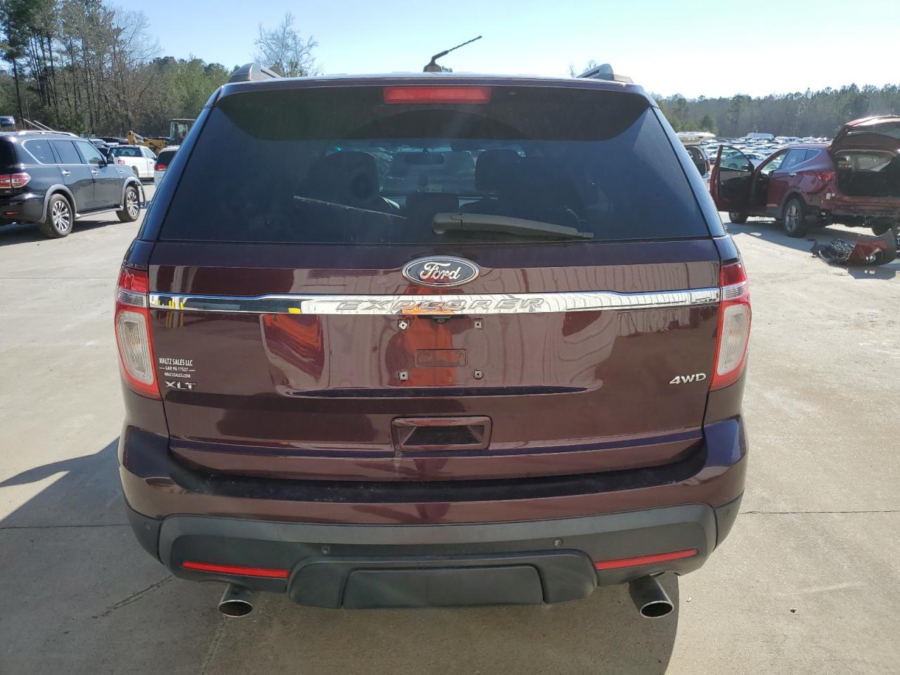 2011 Ford Explorer VIN 1FMHK8D85BGA08466 Copart auction photo, side damage thumbnail 6