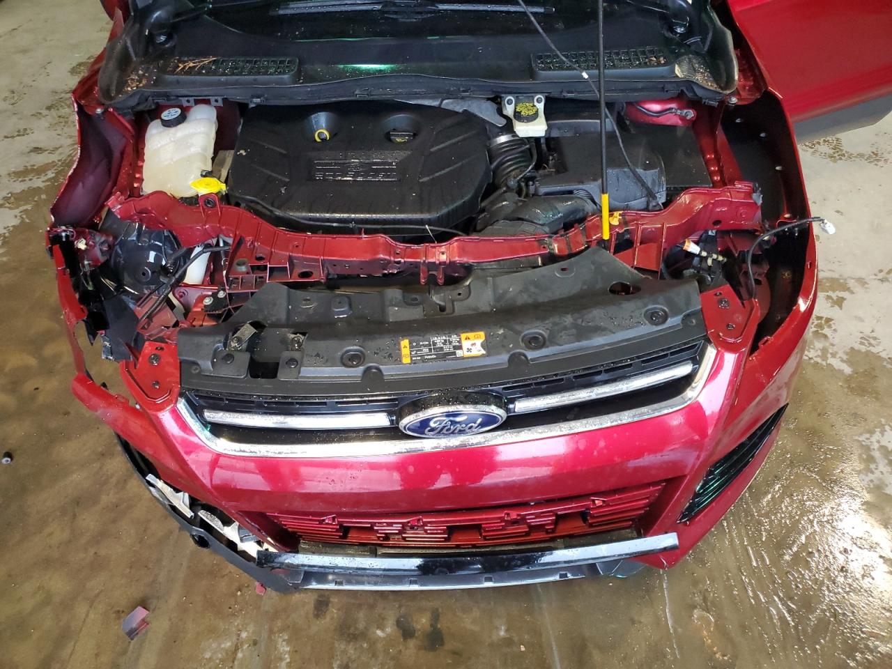 2013 Ford Escape VIN 1FMCU0J96DUA06880 Copart auction photo, front end damage thumbnail 11