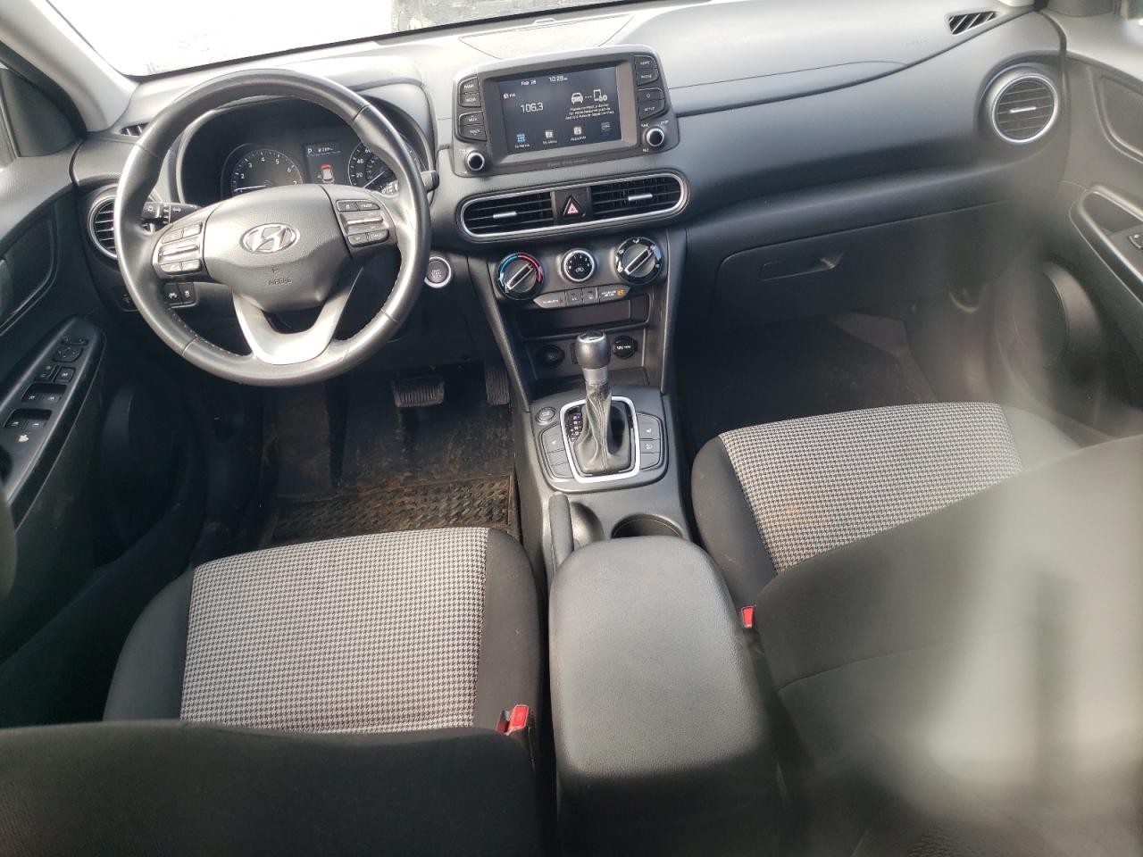 2021 Hyundai Kona VIN KM8K22AA2MU752136 Copart auction photo, undercarriage damage thumbnail 8