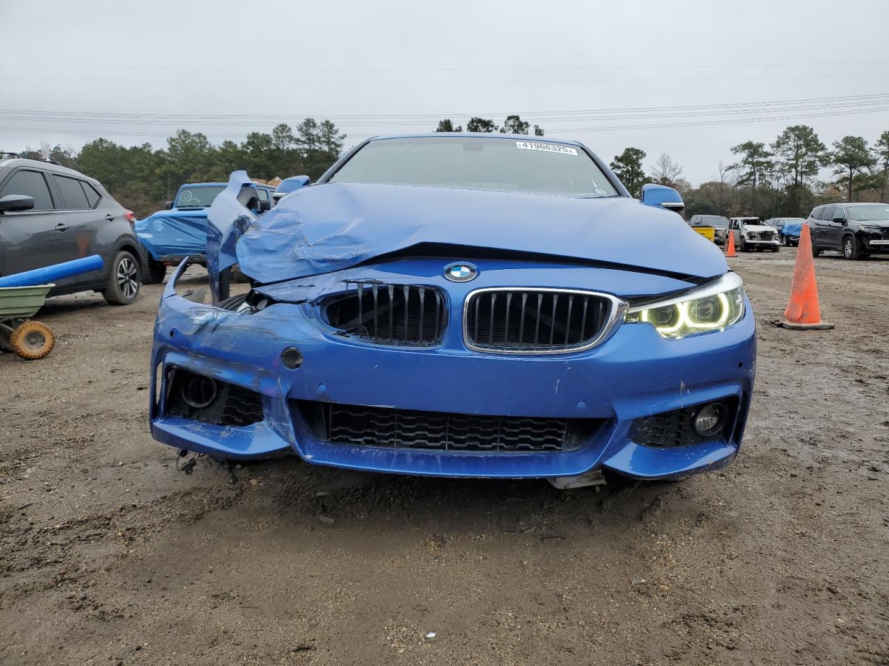 2019 BMW 4er VIN WBA4J1C52KBM17216 Copart auction photo, front end damage thumbnail 5