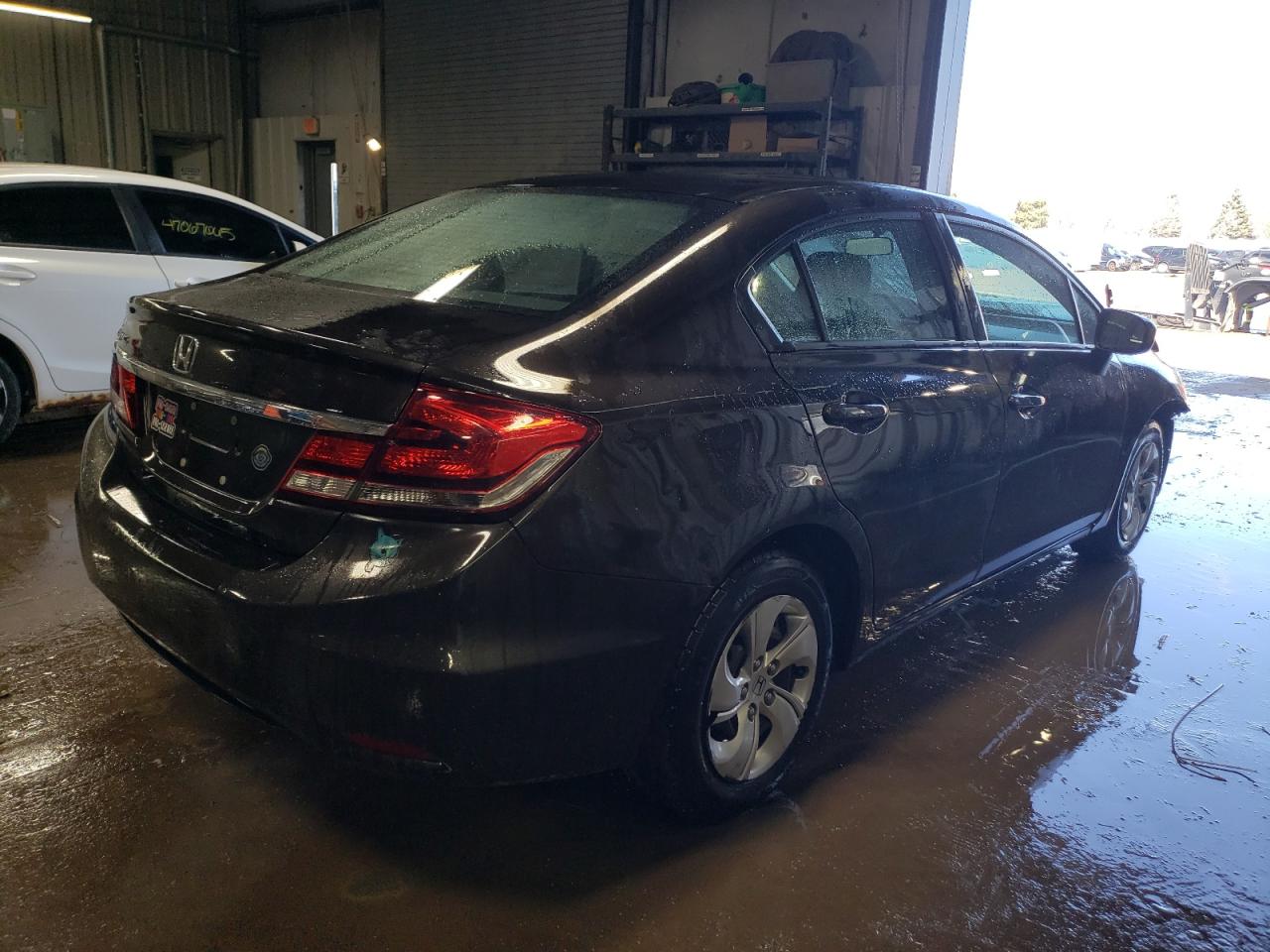 2014 Honda Civic VIN 2HGFB2F5XEH527616 Copart auction photo, front end damage thumbnail 3