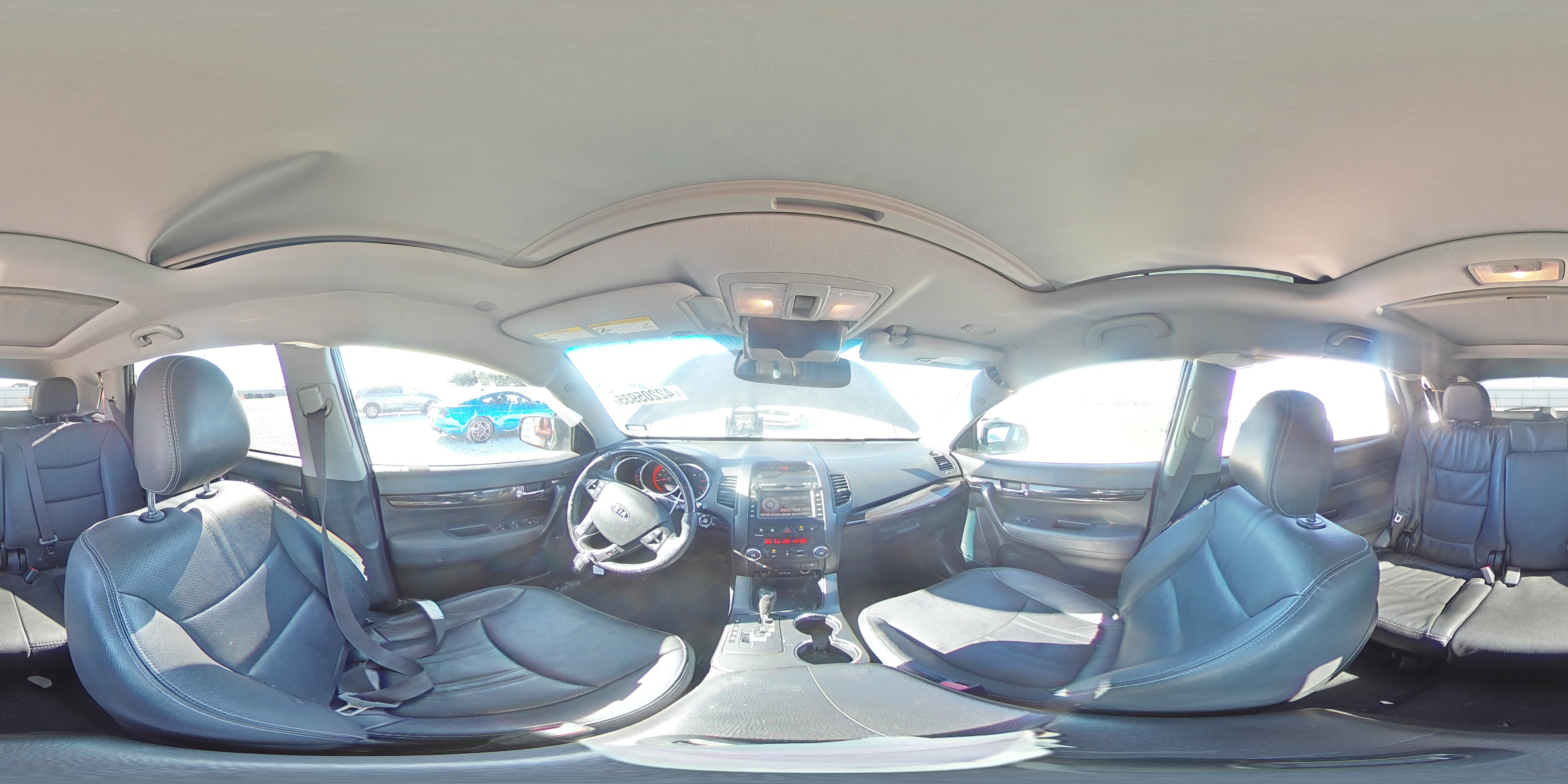 2013 KIA Sorento VIN 5XYKWDA27DG374572 Copart auction photo, side damage thumbnail 14