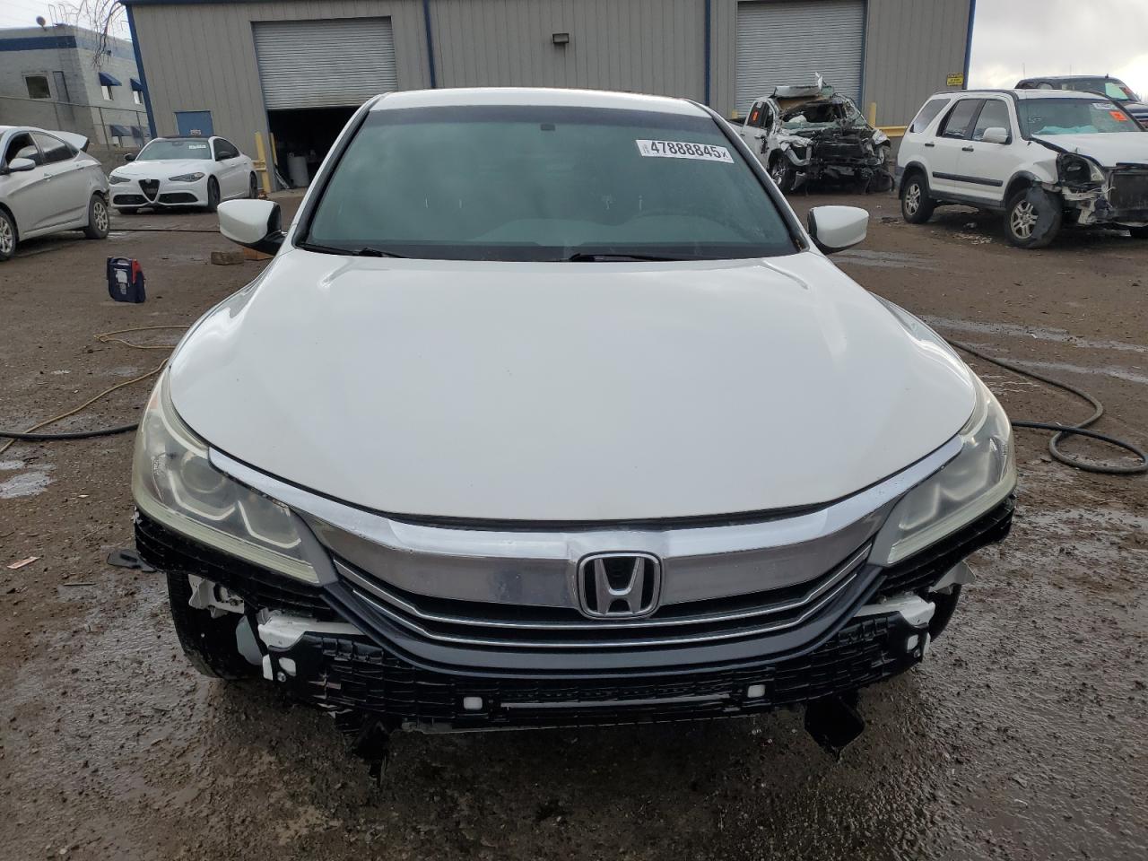 2016 Honda Accord VIN 1HGCR2F56GA046777 Copart auction photo, front end / undercarriage damage thumbnail 5