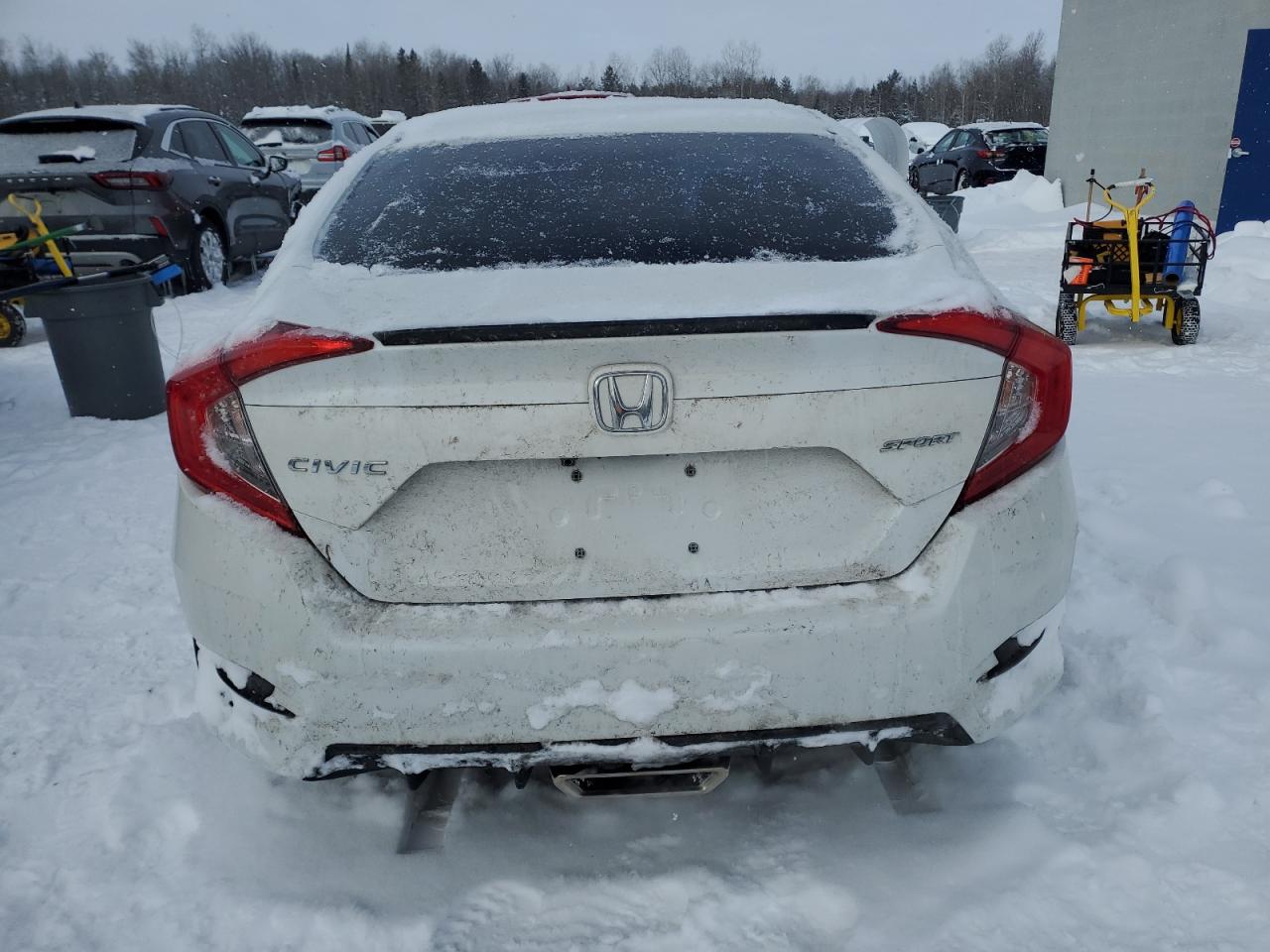 2021 Honda Civic VIN 2HGFC2F81MH006645 Copart auction photo, front end / minor dent/scratches damage thumbnail 6
