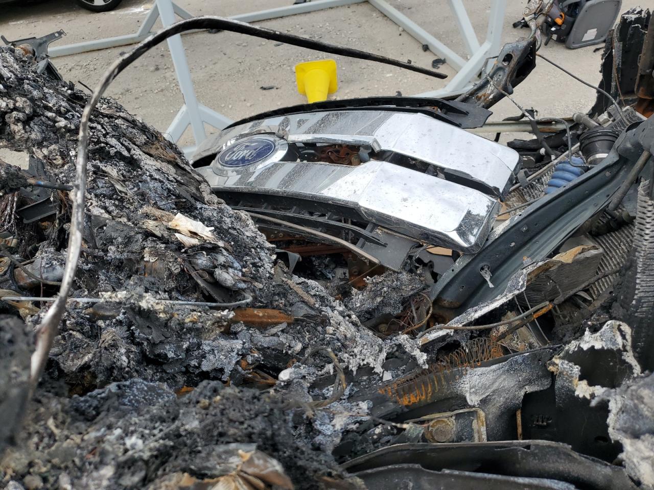 2017 Ford F250 VIN 1FT7W2BT8HEB38965 Copart auction photo, burn damage thumbnail 7