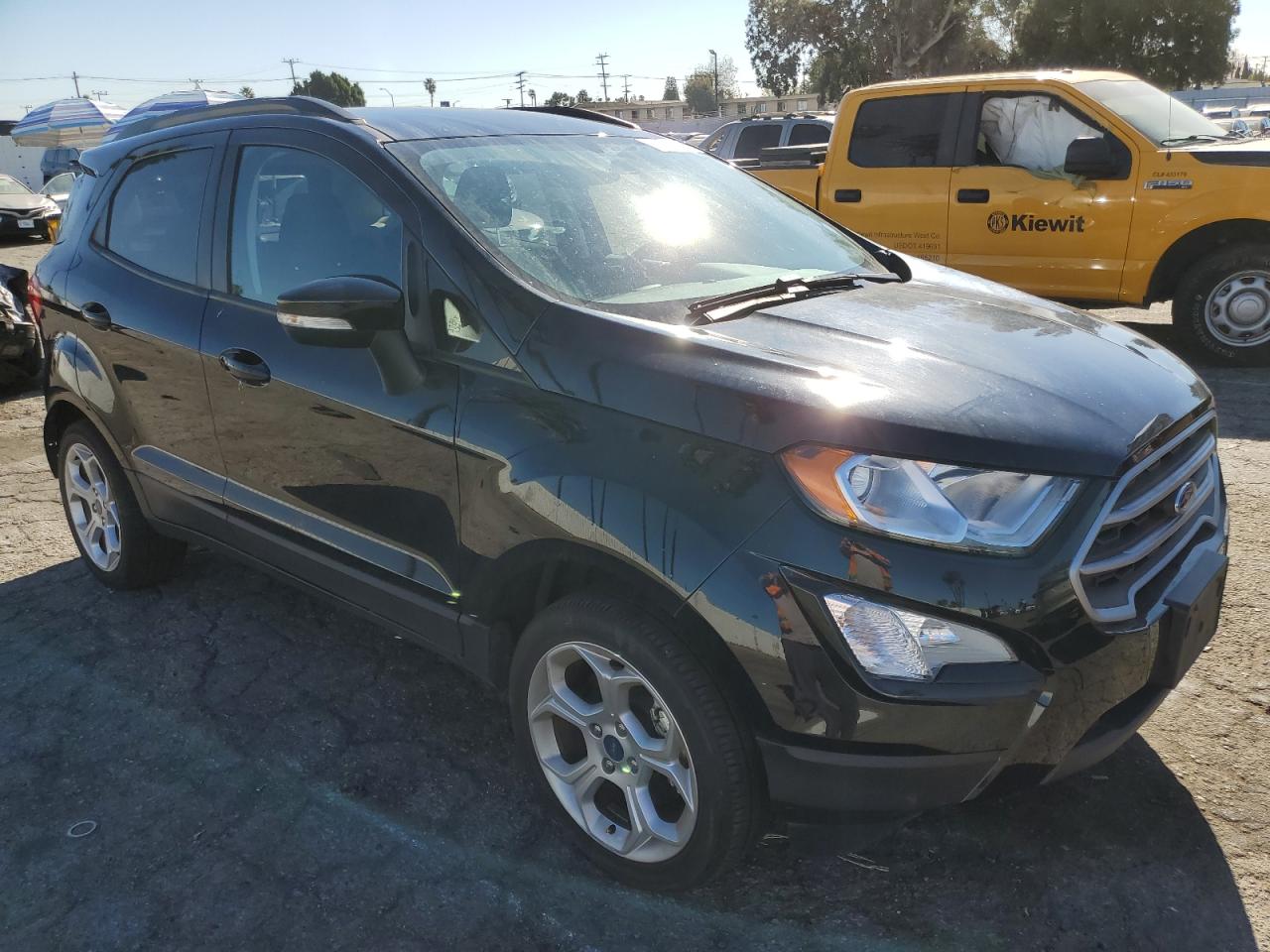 2021 Ford EcoSport VIN MAJ3S2GE0MC445420 Copart auction photo, rear end / minor dent/scratches damage thumbnail 4