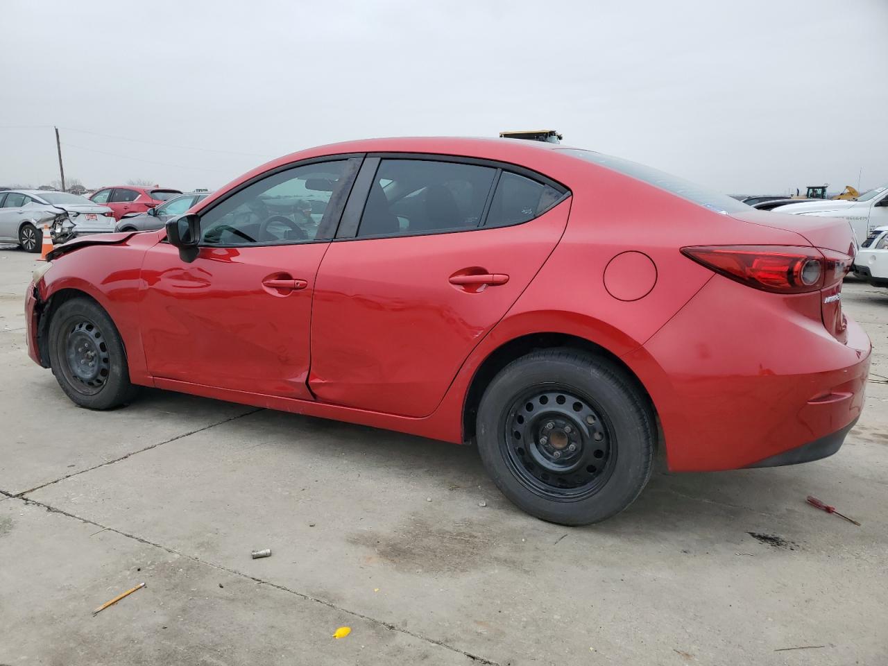 2015 Mazda 3 VIN JM1BM1T75F1221205 Copart auction photo, front end / side damage thumbnail 2