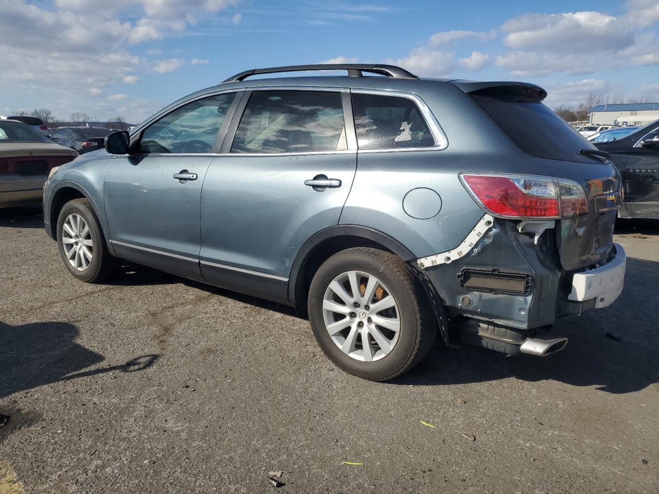 2010 Mazda CX-9 VIN JM3TB3MA9A0227143 Copart auction photo, side / rear end damage thumbnail 2
