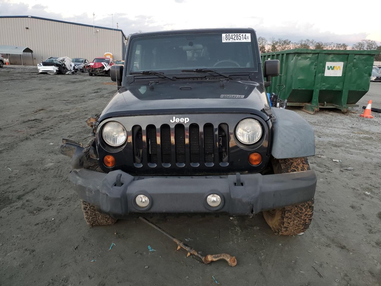2012 Jeep Wrangler VIN 1C4AJWAG8CL100625 Copart auction photo, front end / undercarriage damage thumbnail 5