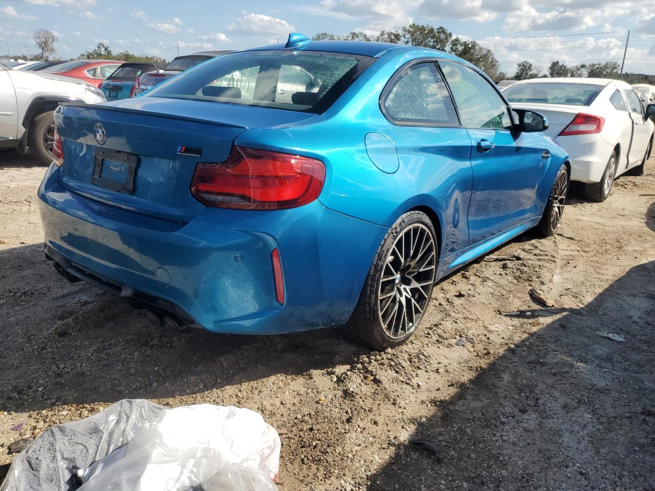 2020 BMW M2 VIN WBS2U7C08L7E49953 Copart auction photo, water/flood damage thumbnail 3