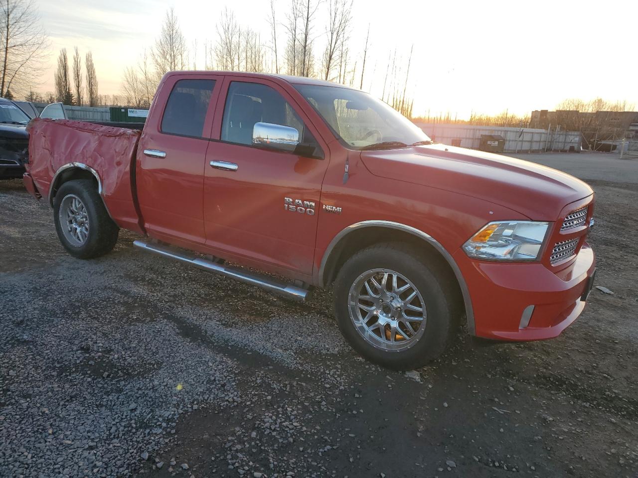 2013 RAM 1500 VIN 1C6RR7FT0DS647006 Copart auction photo, side damage thumbnail 4