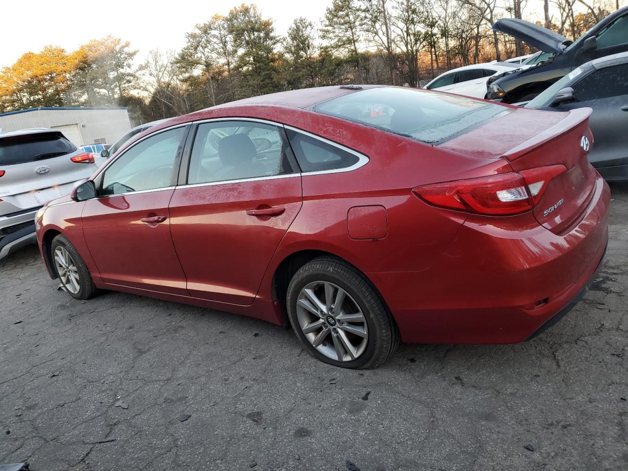 2017 Hyundai Sonata VIN 5NPE24AF4HH516693 Copart auction photo, vandalism damage thumbnail 2