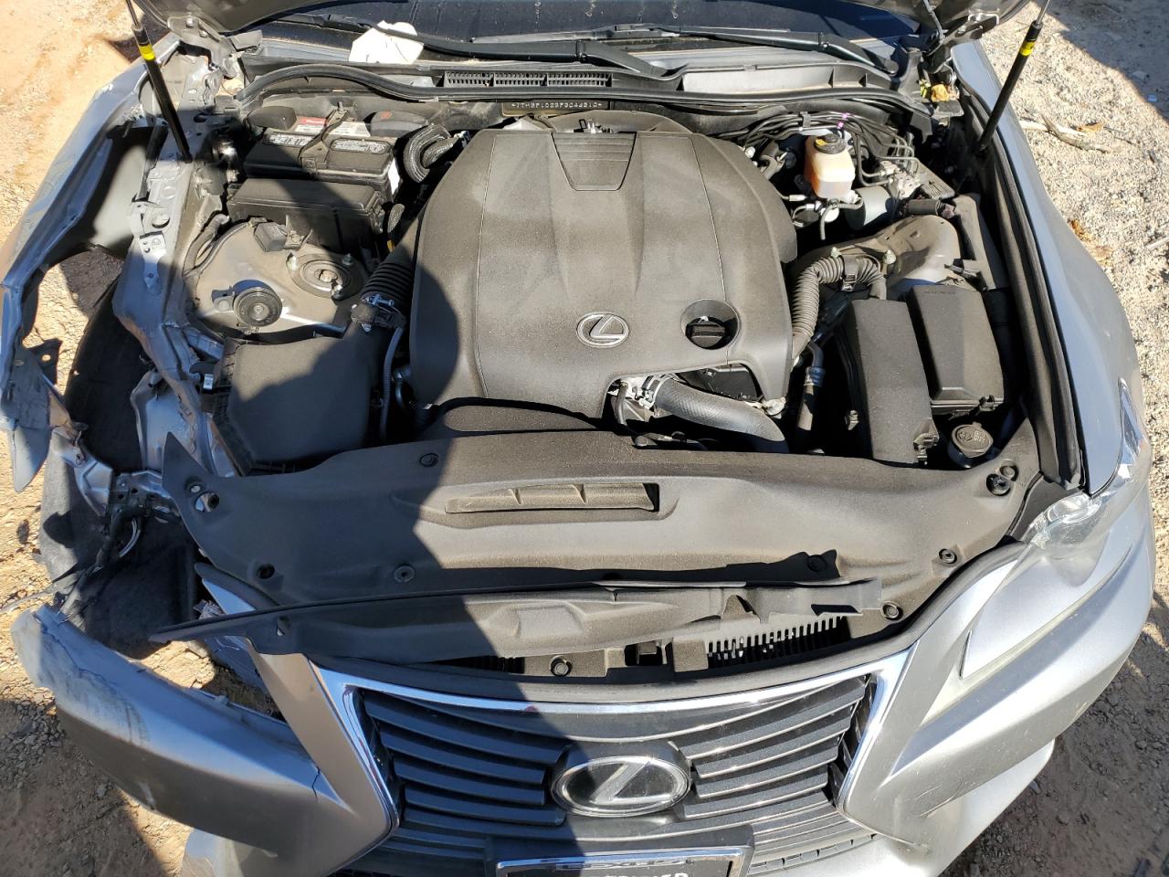 2015 Lexus IS VIN JTHBF1D25F5046510 Copart auction photo, front end / undercarriage damage thumbnail 11