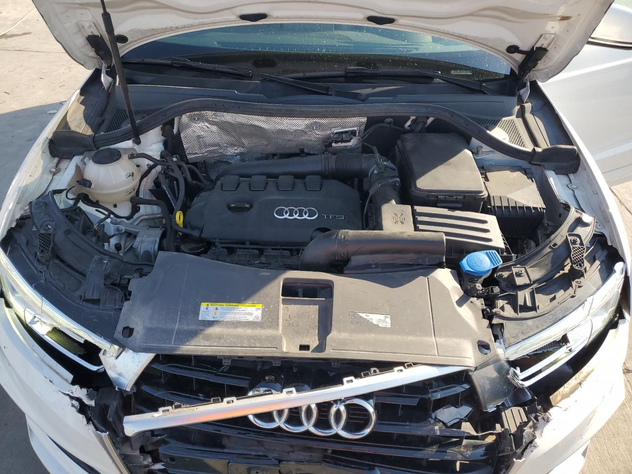2018 Audi Q3 VIN WA1JCCFS1JR022750 Copart auction photo, front end damage thumbnail 12