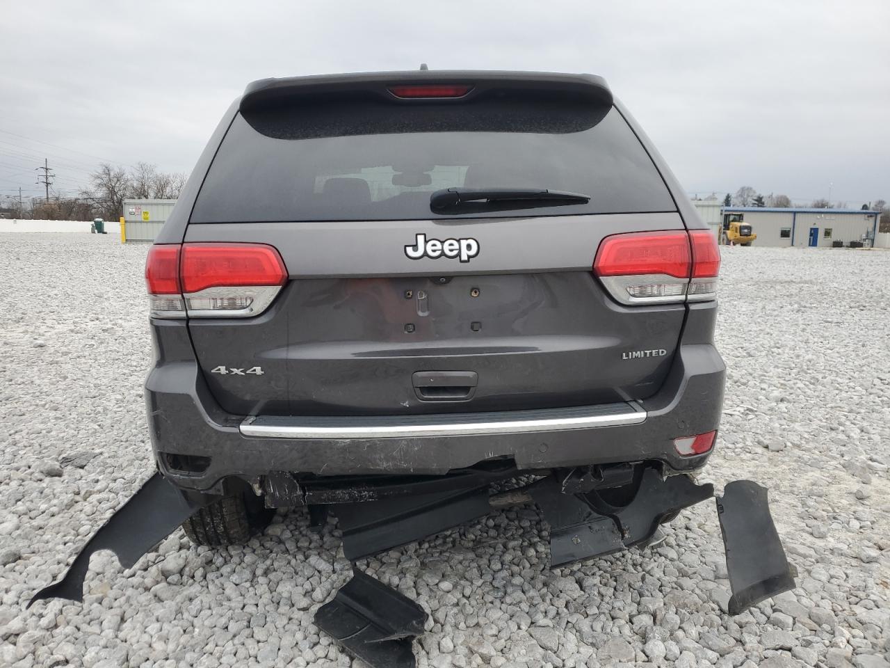2016 Jeep Grand Cherokee VIN 1C4RJFBG7GC311077 Copart auction photo, rear end / front end damage thumbnail 6