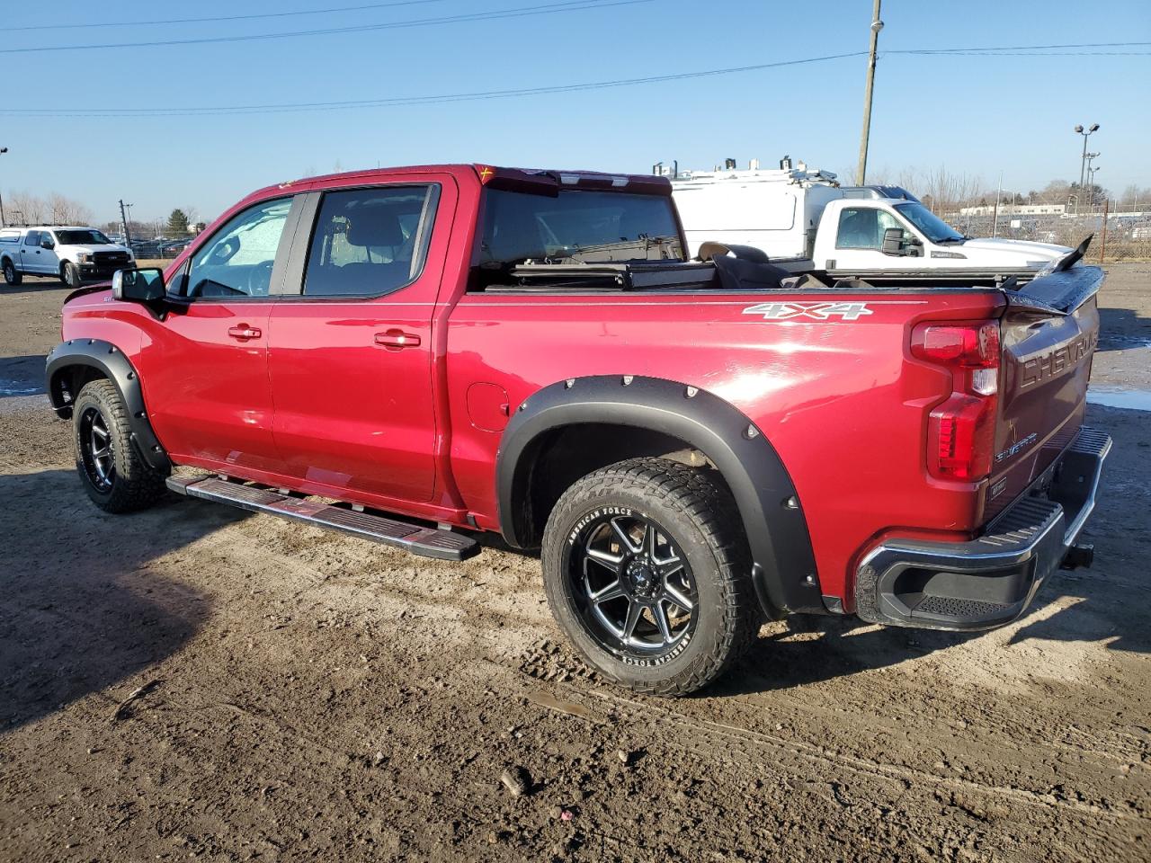 2019 Chevrolet Silverado VIN 1GCUYDED1KZ110647 Copart auction photo, front end / minor dent/scratches damage thumbnail 2