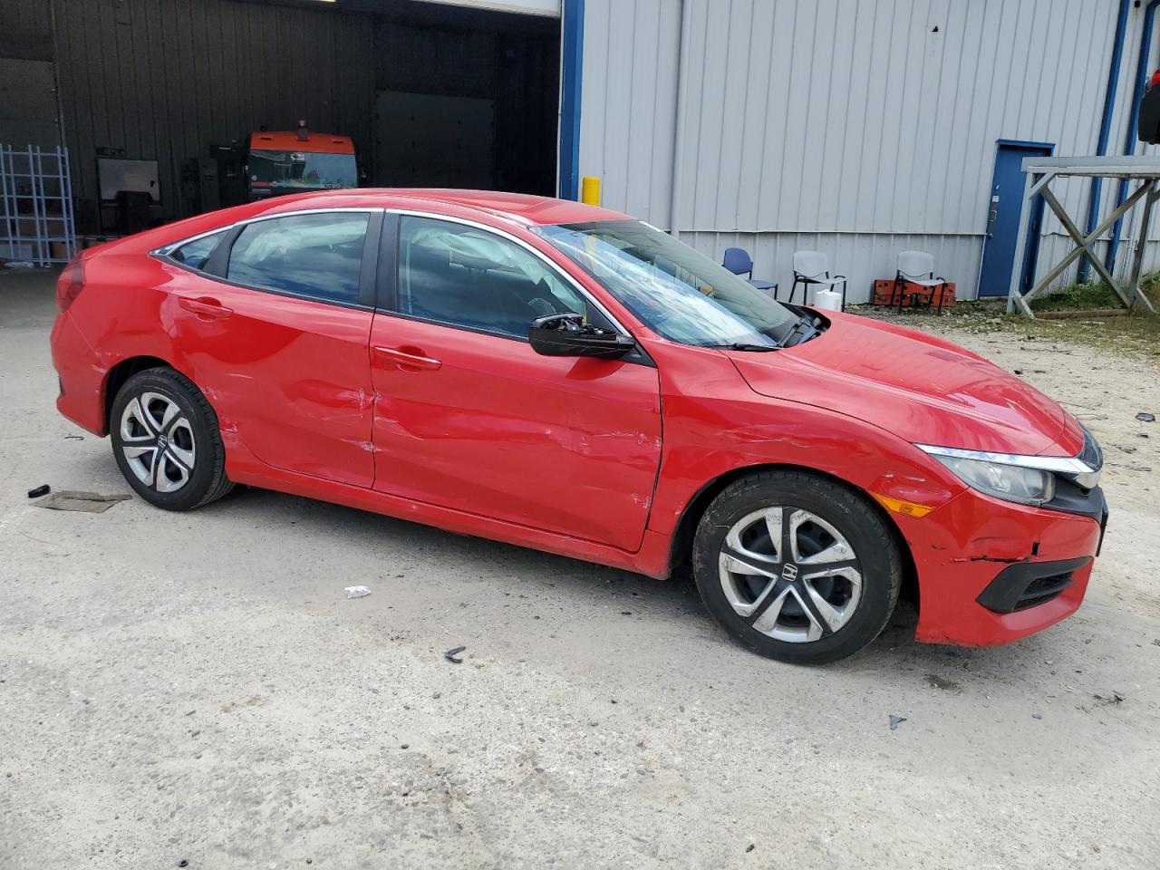 2016 Honda Civic VIN 2HGFC2F57GH541327 Copart auction photo, all over damage thumbnail 4