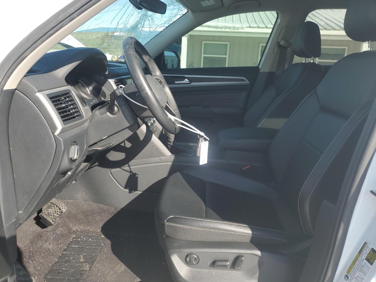 2021 Volkswagen Atlas VIN 1V2HR2CA6MC573285 Copart auction photo, front end / top/roof damage thumbnail 7