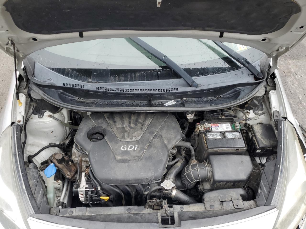 2012 KIA Rio VIN KNADN4A34C6053995 Copart auction photo, front end / side damage thumbnail 11