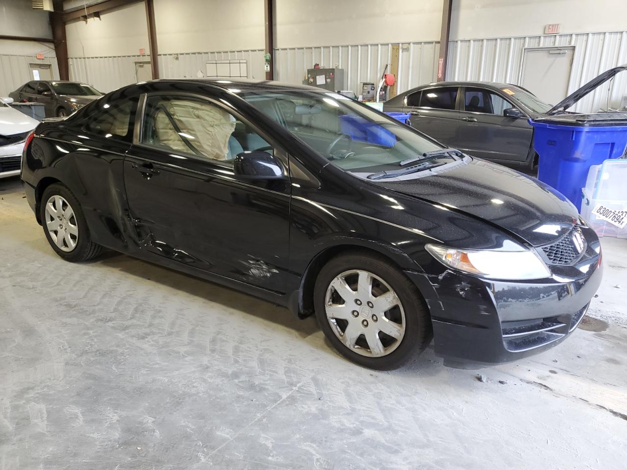 2009 Honda Civic VIN 2HGFG12649H509712 Copart auction photo, side / front end damage thumbnail 4