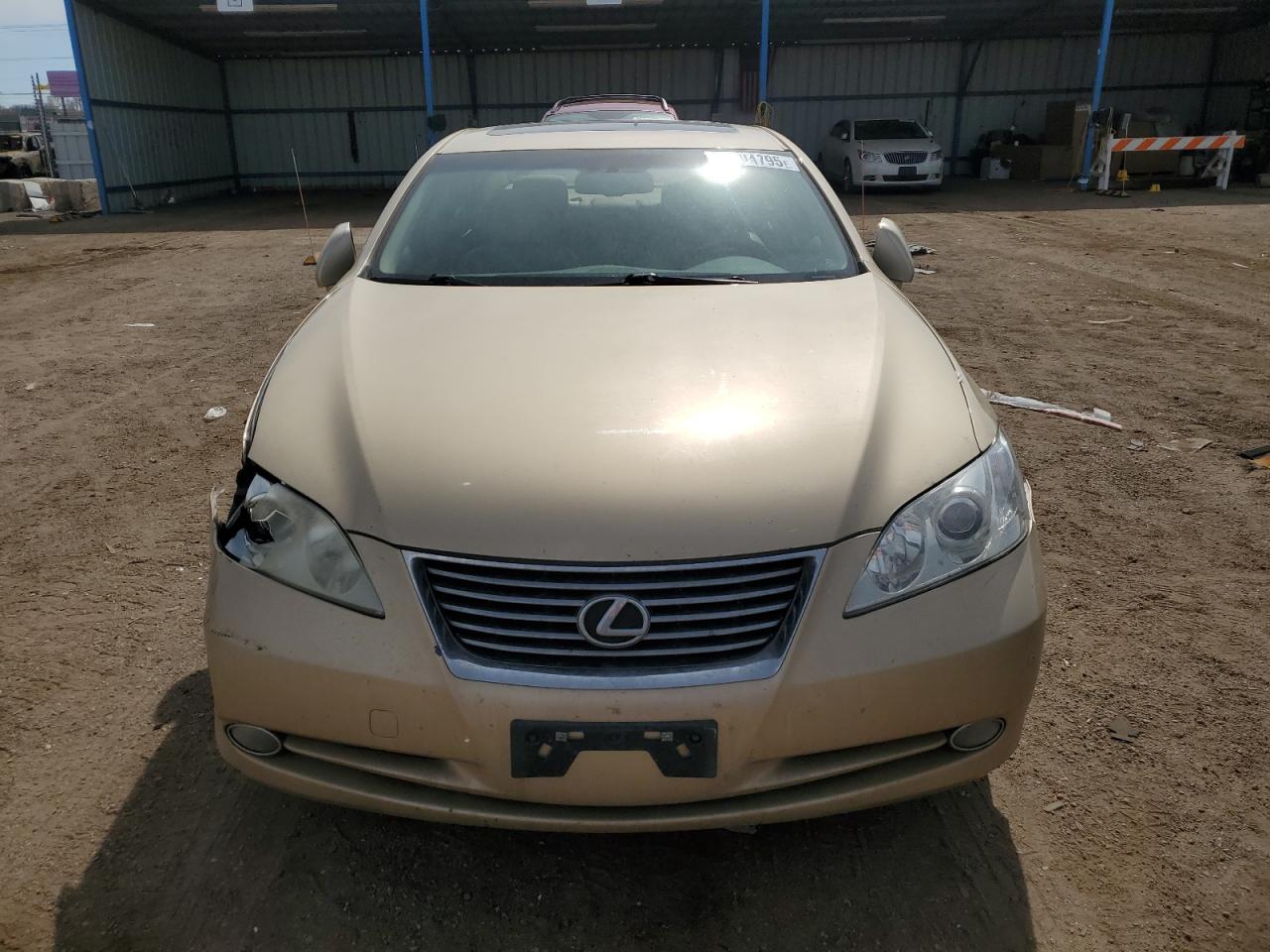 2007 Lexus ES VIN JTHBJ46G672120982 Copart auction photo, front end damage thumbnail 5
