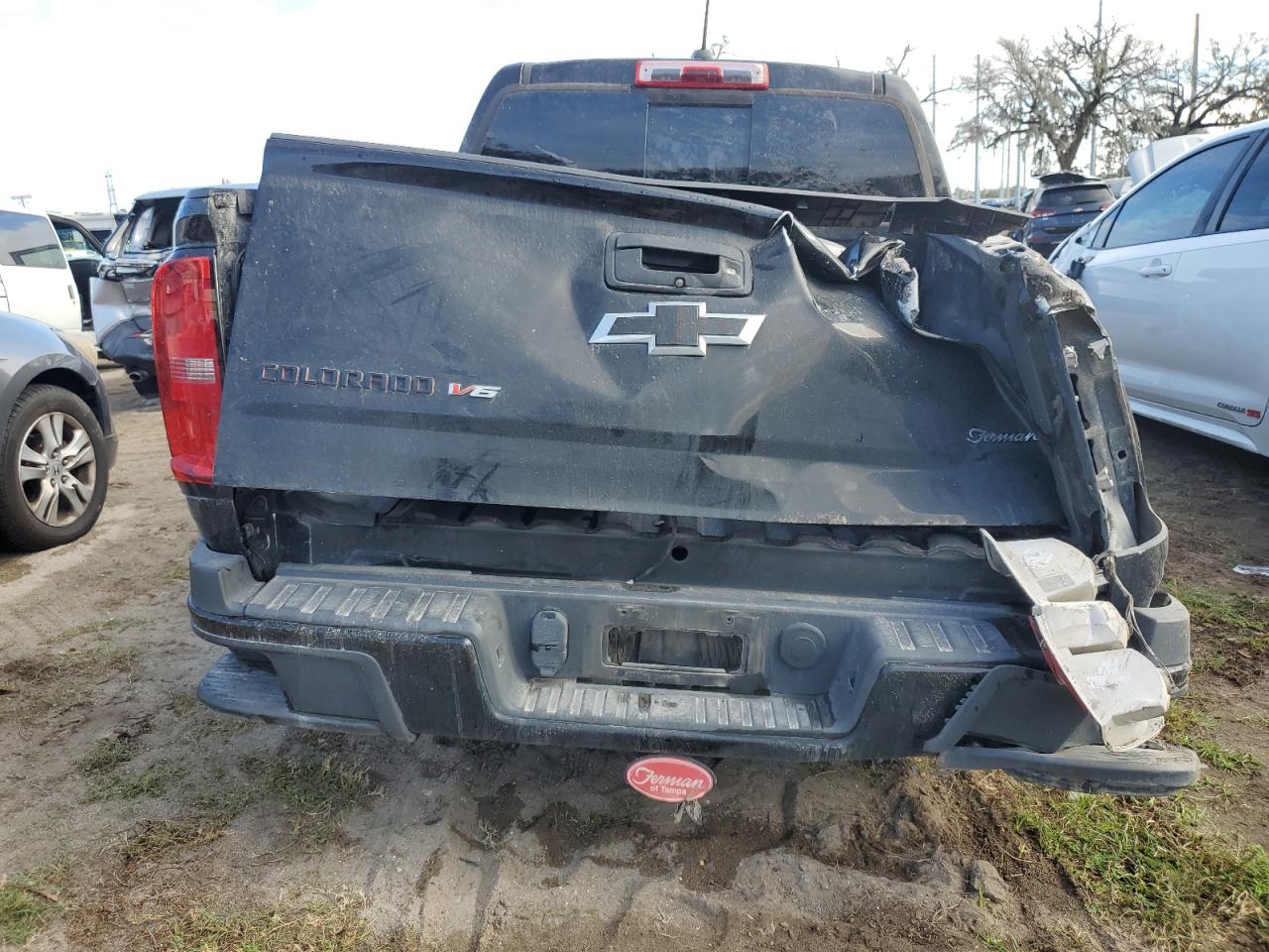 2019 Chevrolet Colorado VIN 1GCGSCENXK1267870 Copart auction photo, all over damage thumbnail 6