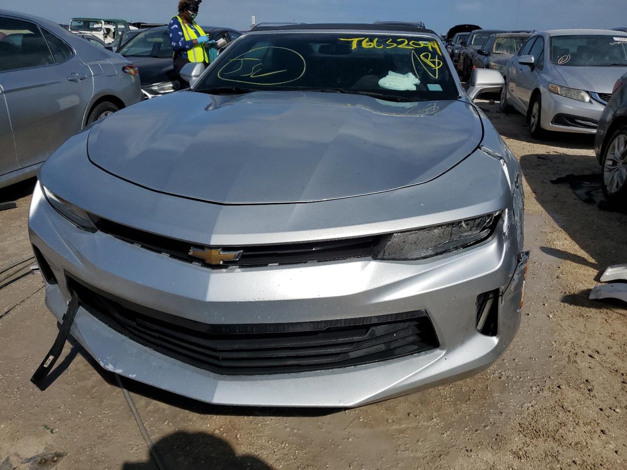 2018 Chevrolet Camaro VIN 1G1FB3DX4J0124778 Copart auction photo, water/flood damage thumbnail 5