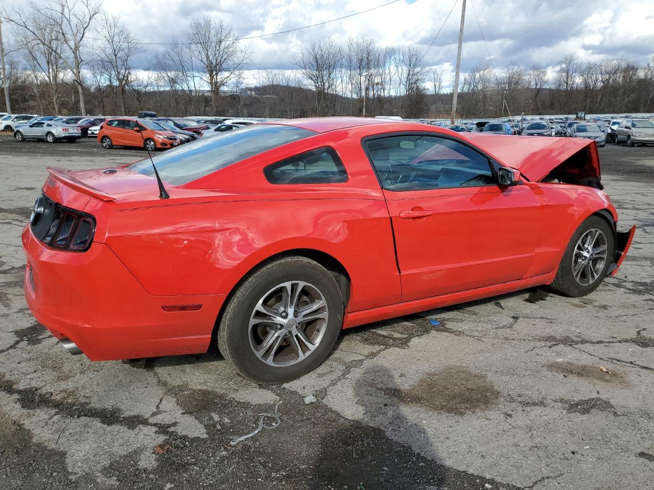 2014 Ford Mustang VIN 1ZVBP8AM6E5218505 Copart auction photo, front end / minor dent/scratches damage thumbnail 3