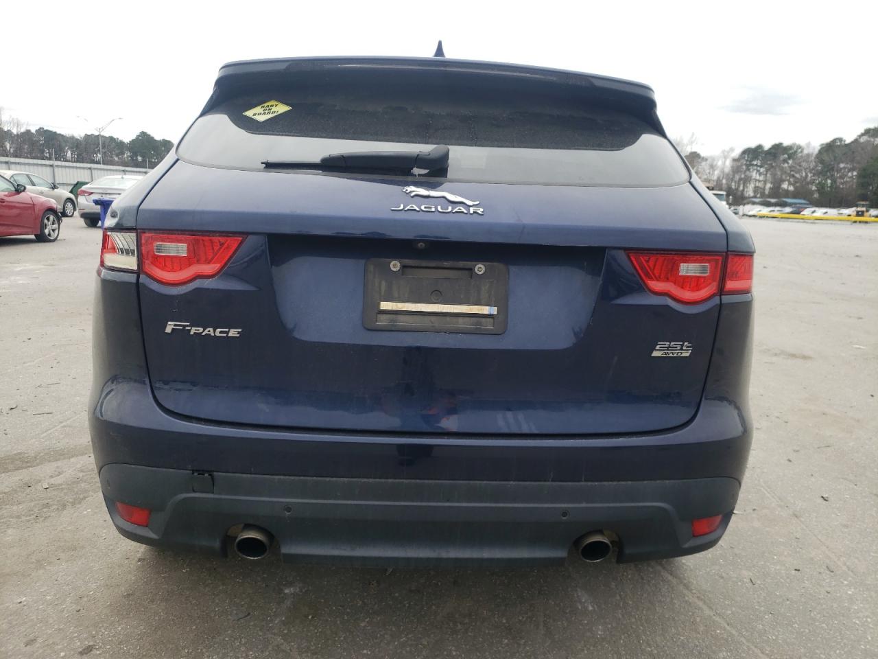 2019 Jaguar F-Pace VIN SADCJ2FX7KA360944 Copart auction photo, front end / rear end damage thumbnail 6
