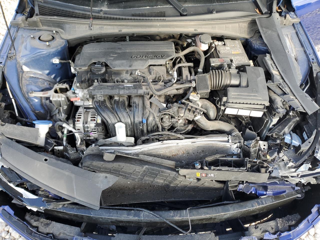 2023 Hyundai Elantra VIN 5NPLM4AG4PH108736 Copart auction photo, front end / rear end damage thumbnail 11